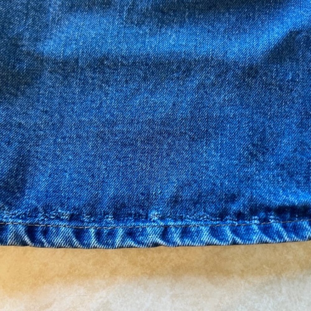 Vintage Marithe Francois Girbaud Denim Jean Skirt 7/8 - Picture 11 of 15